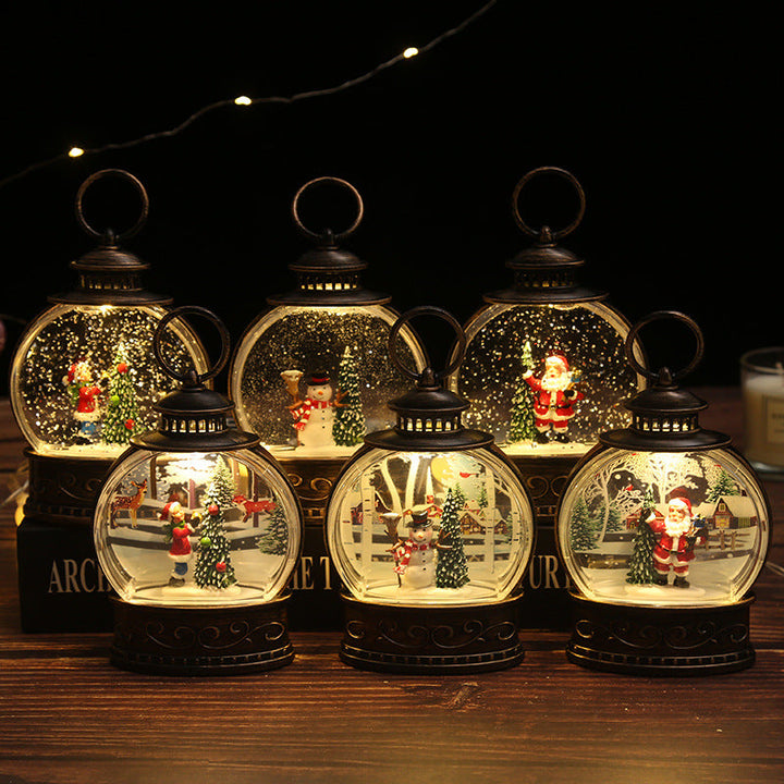 Snow Globe Lamp