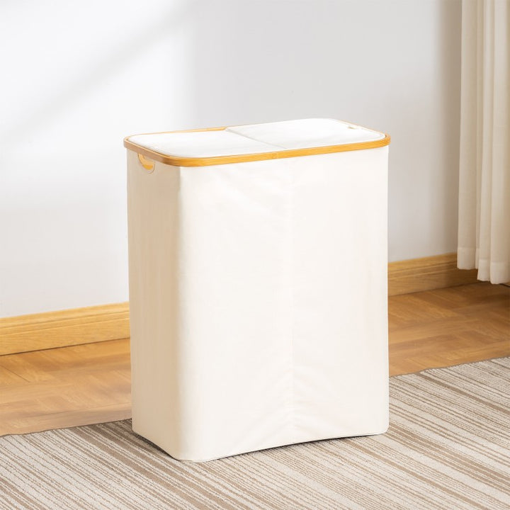High-quality laundry basket with lid and handle