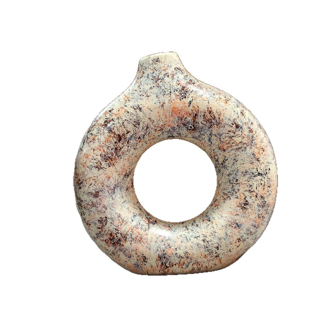 Abstract Decorative Ring Vase