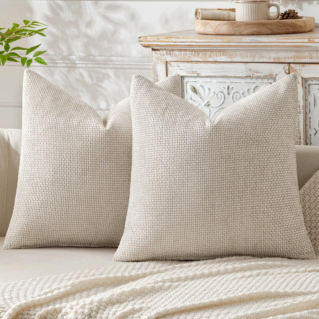 Textured Chunky Weave Decorative Cushion