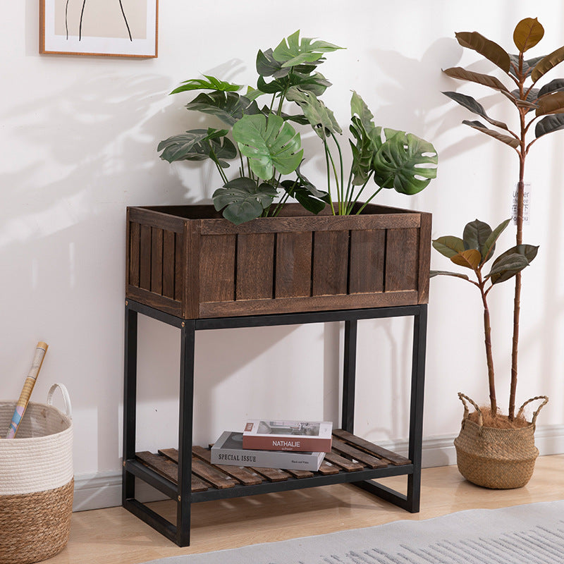Wooden Planter Stand