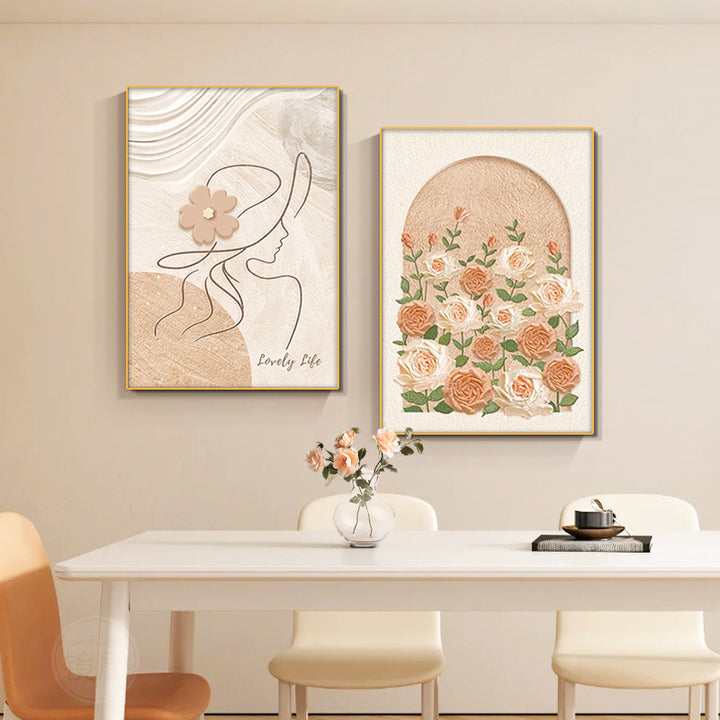 Elegant Framed Decorative Portrait