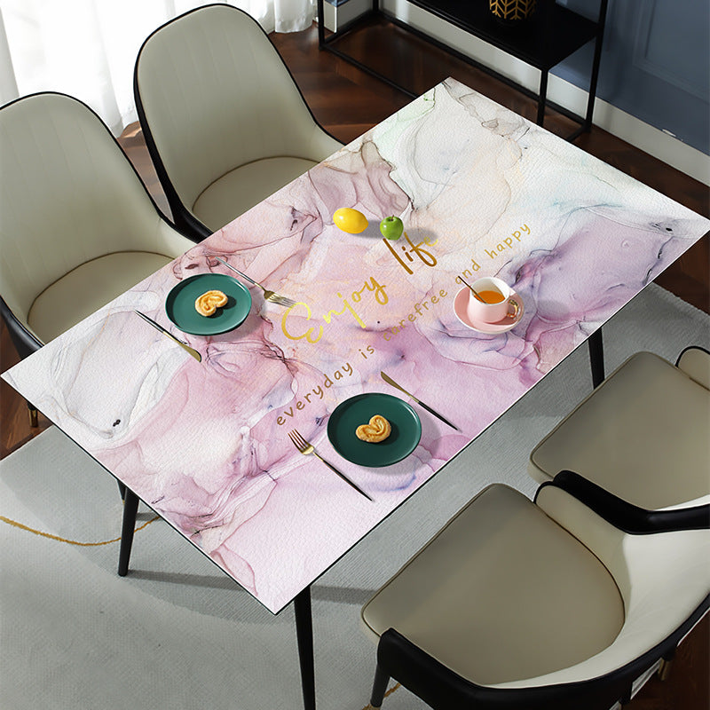 Elegant Marble Design Table Runner for Dining
