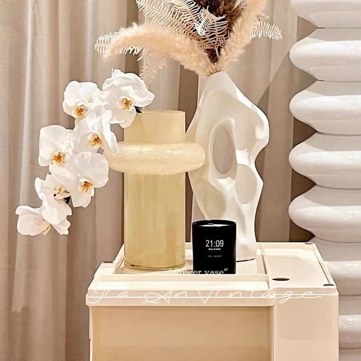 Contemporary Glass Floral Display