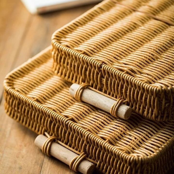 Rectangular Woven Storage Basket