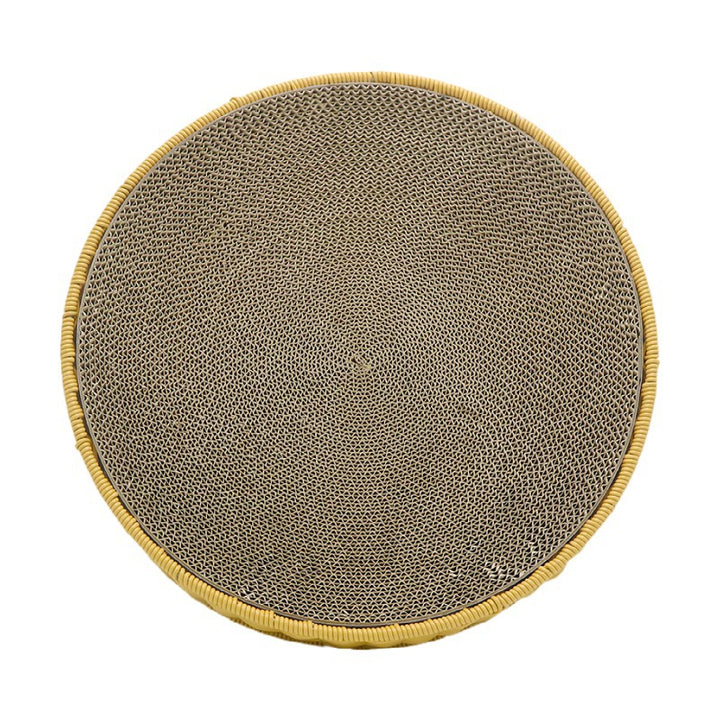 Cozy cat basket made of woven material