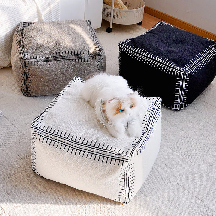 Decorative Floor Pouf for Home Interior Decor