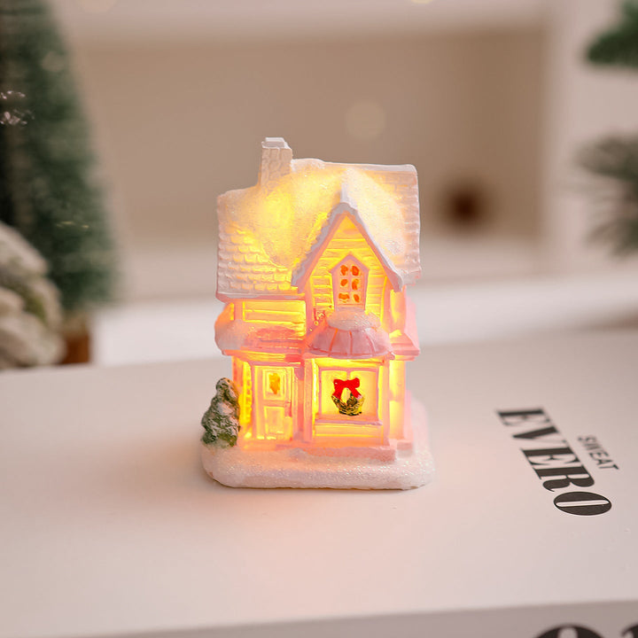 Illuminated Christmas village House Decor