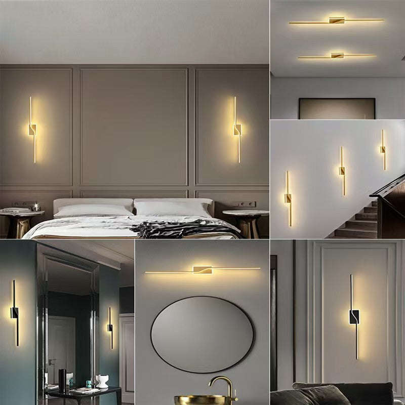 Slim Linear LED Makeup Mirror Light with Halo Backlighting