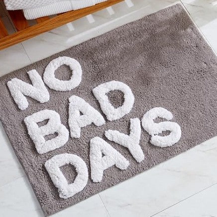 Playful Text Bath Mat