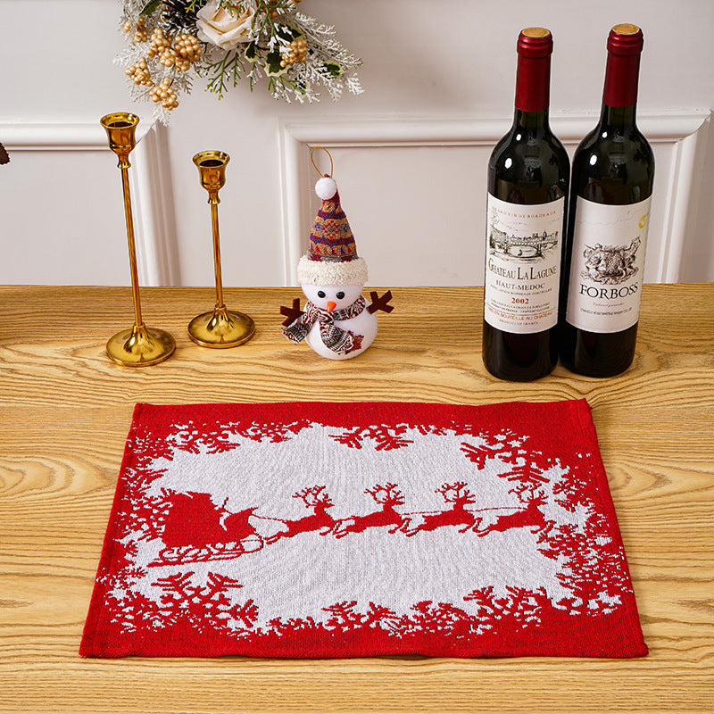 Festive tablecloth with Christmas motifs