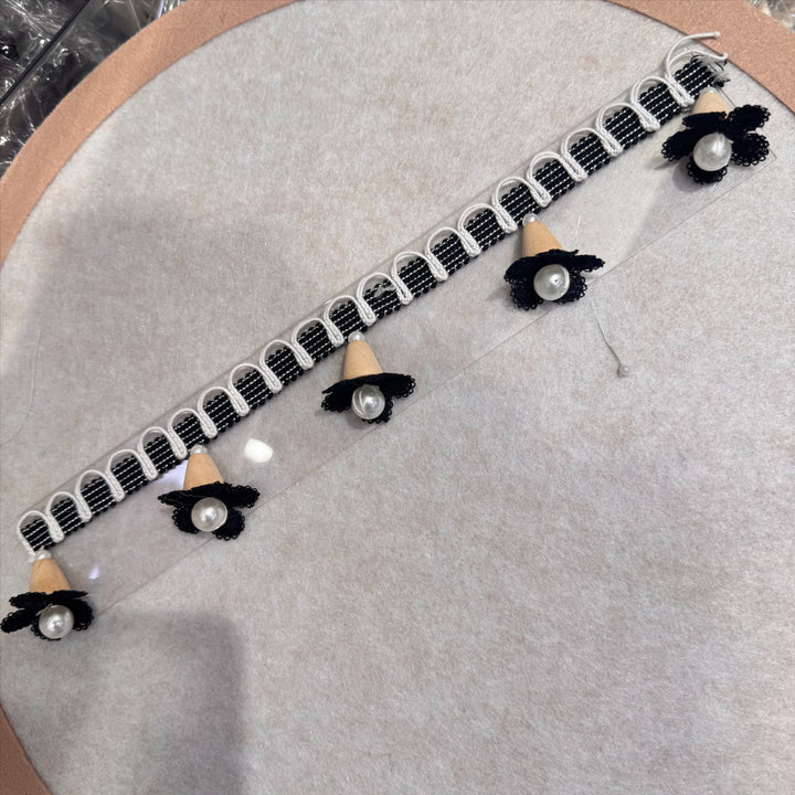 Elegant and Playful Lace Trim