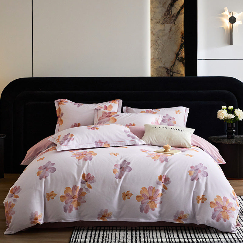 Decorative Elegant Satin Duvet Cover Set Avarnia