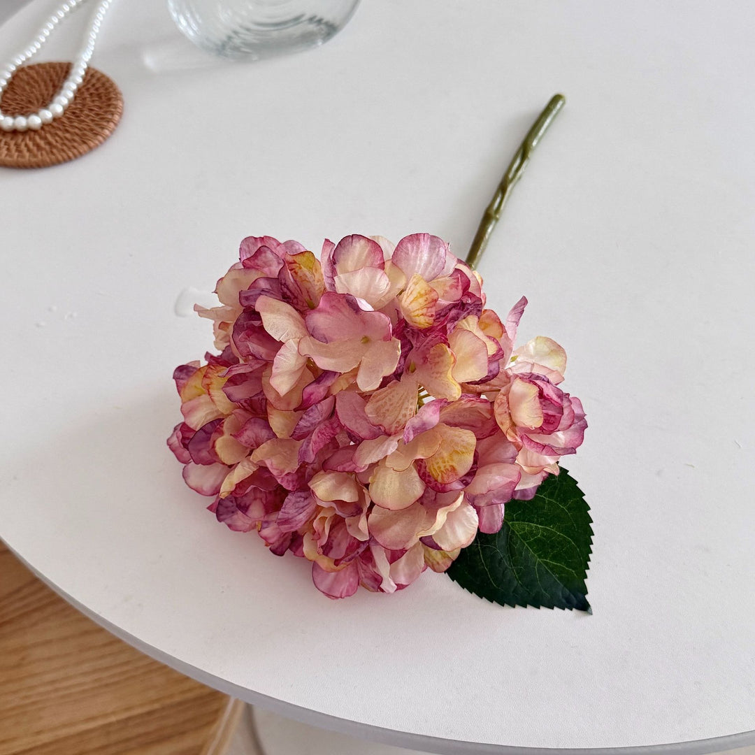 Faux Hydrangea Flower Stem