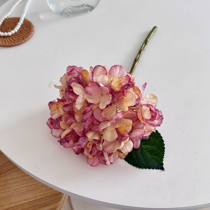 Faux Hydrangea Flower Stem