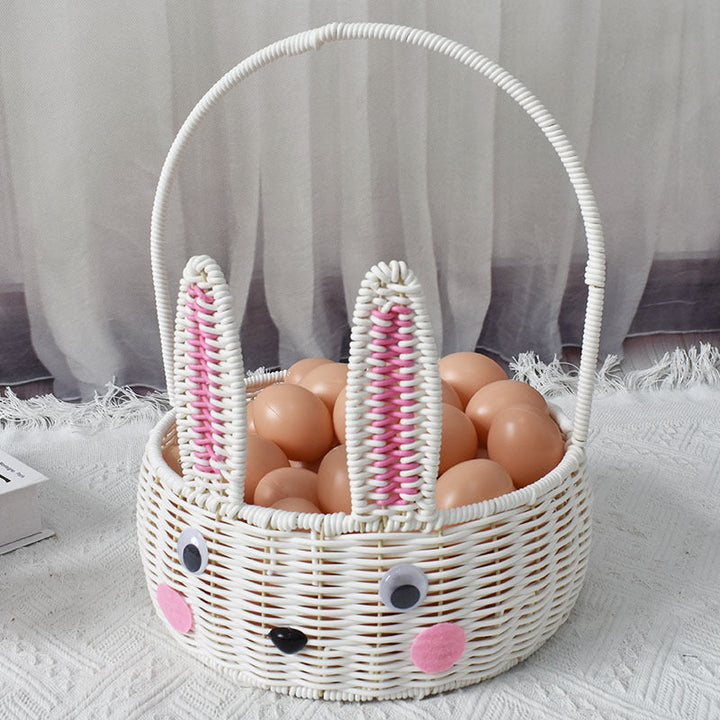 Bunny-Shaped Decorative Storage Basket
