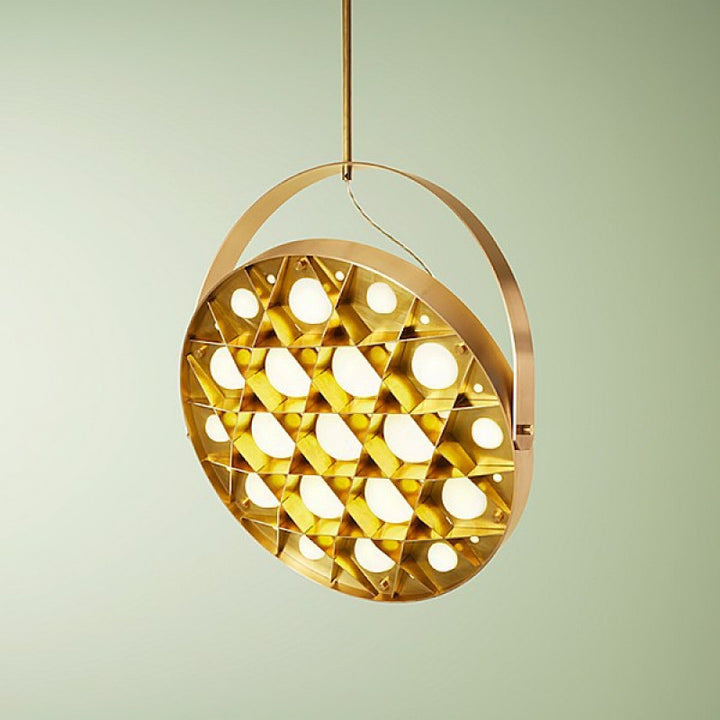 Contemporary geometric pendant light