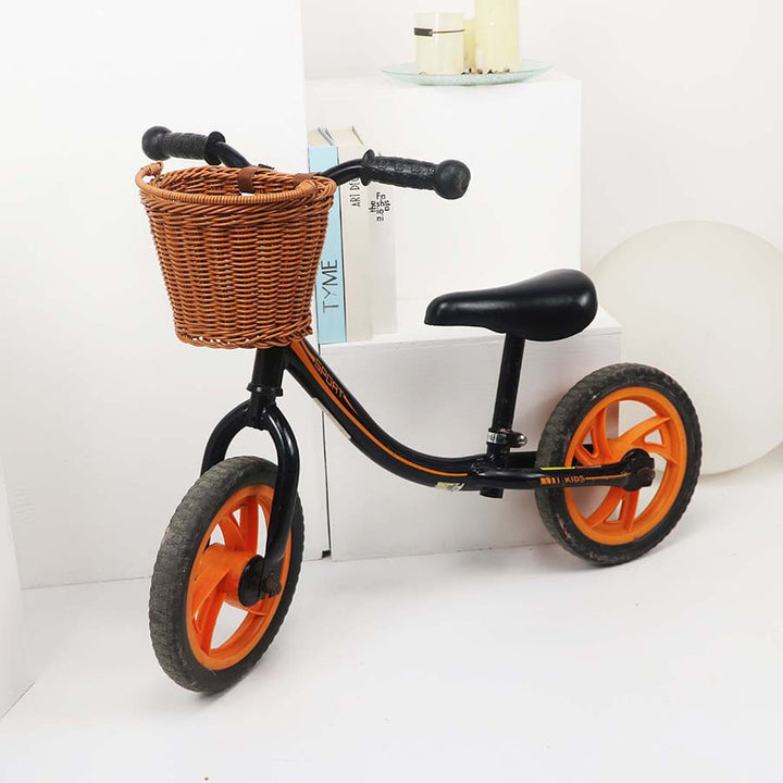 Handmade bicycle accessory basket