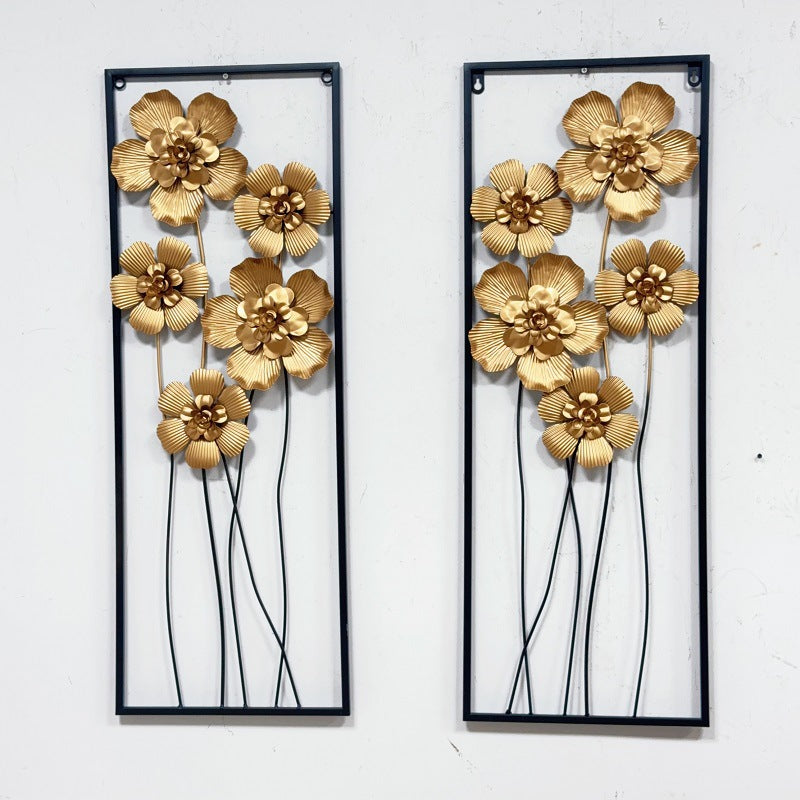 Artistic Floral Wall Metal Decor