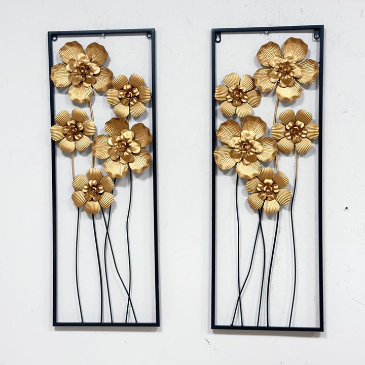 Artistic Floral Wall Metal Decor
