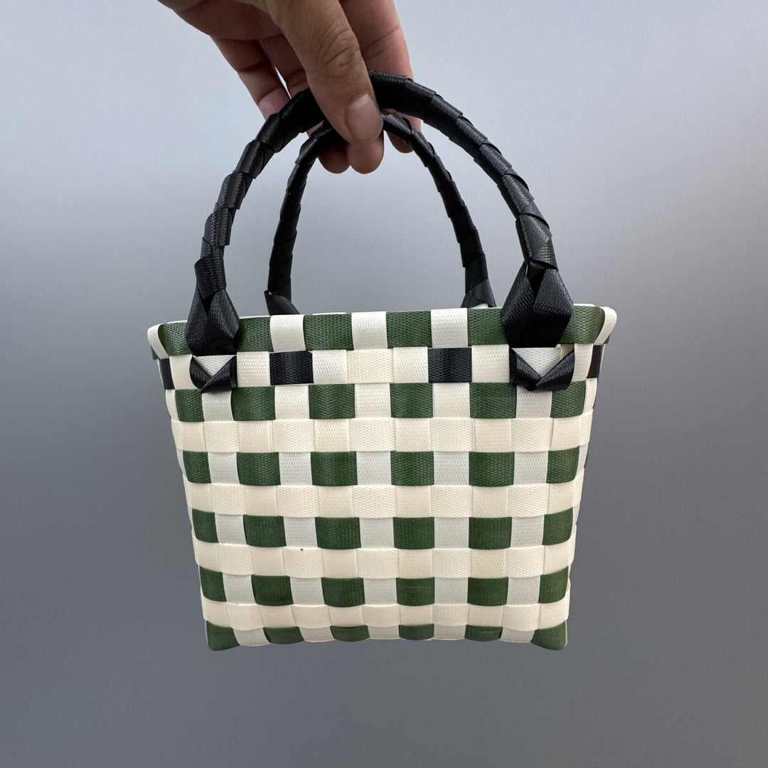 Playful and Colorful Basket Bag