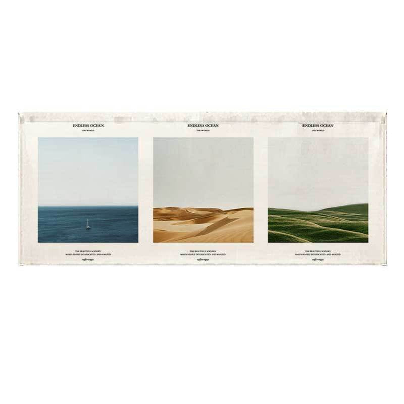 Printed Succulent Watercolor Runner Rug Mat for Kitchen and Entry