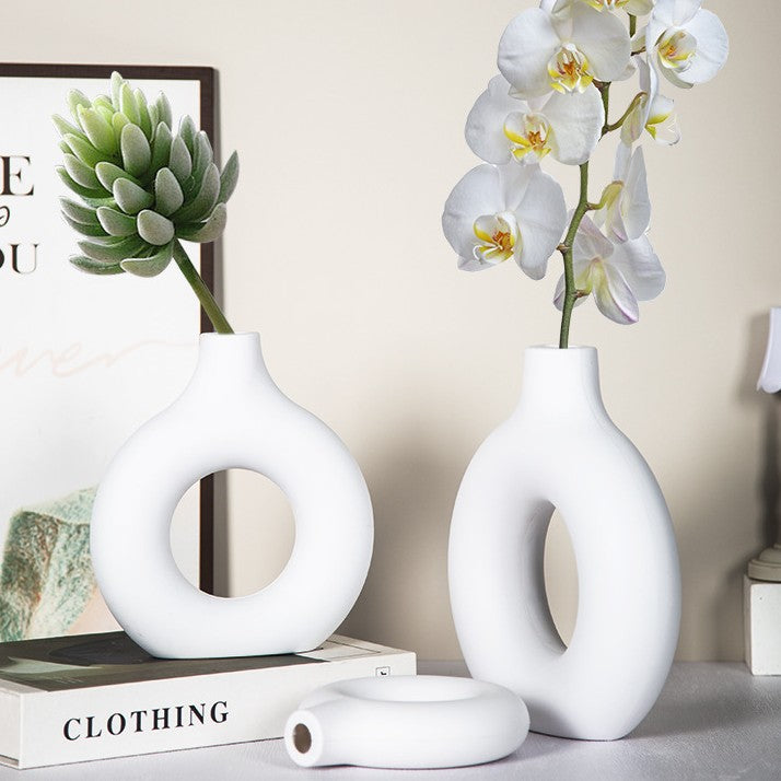 Modern Circular Ceramic Vase