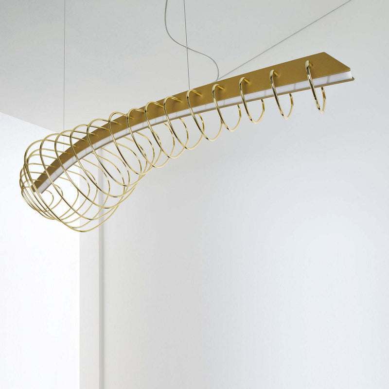 Artistic abstract pendant light