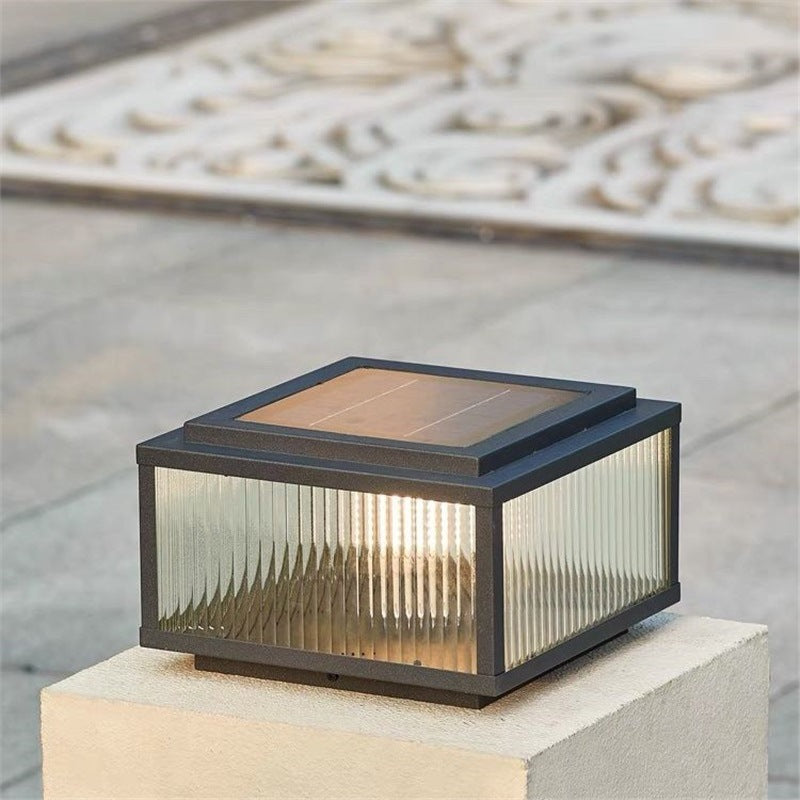 Solar-powered decorative lantern