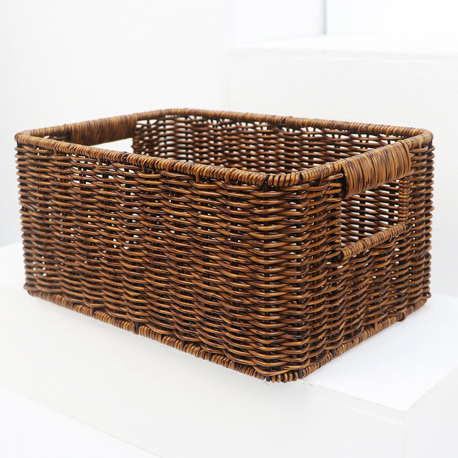 Handwoven storage basket