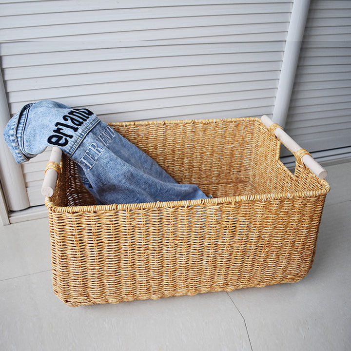 Large Handwoven Storage Basket