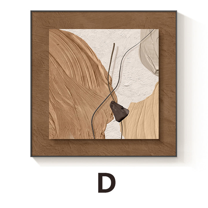 Abstract Textured Framed Art