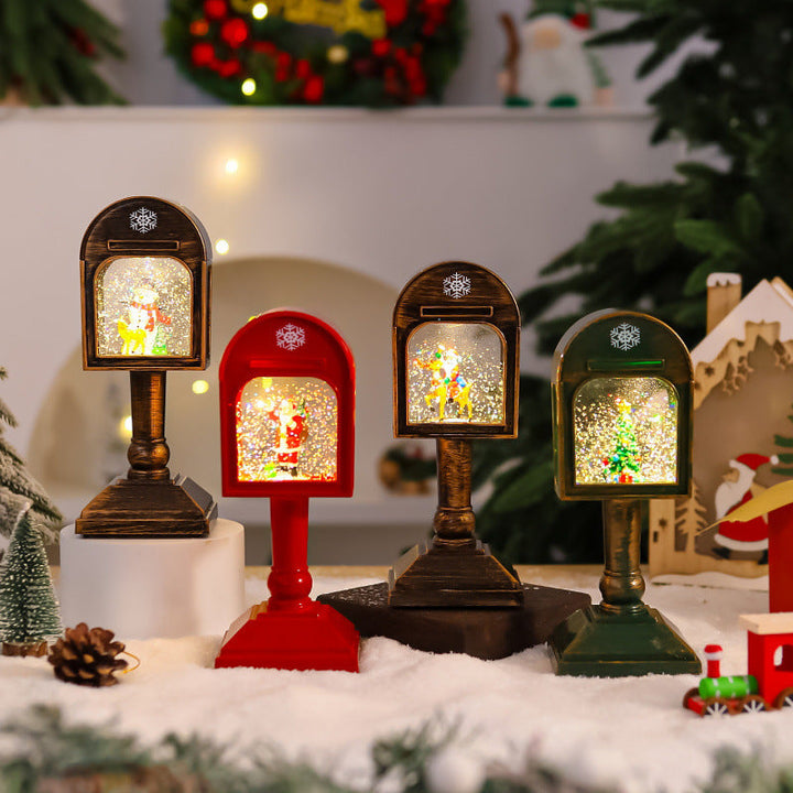 Nostalgic Christmas mailbox decoration