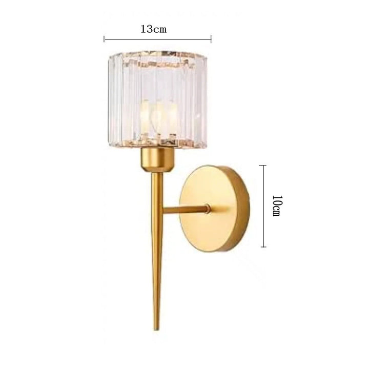Crystal accent wall light