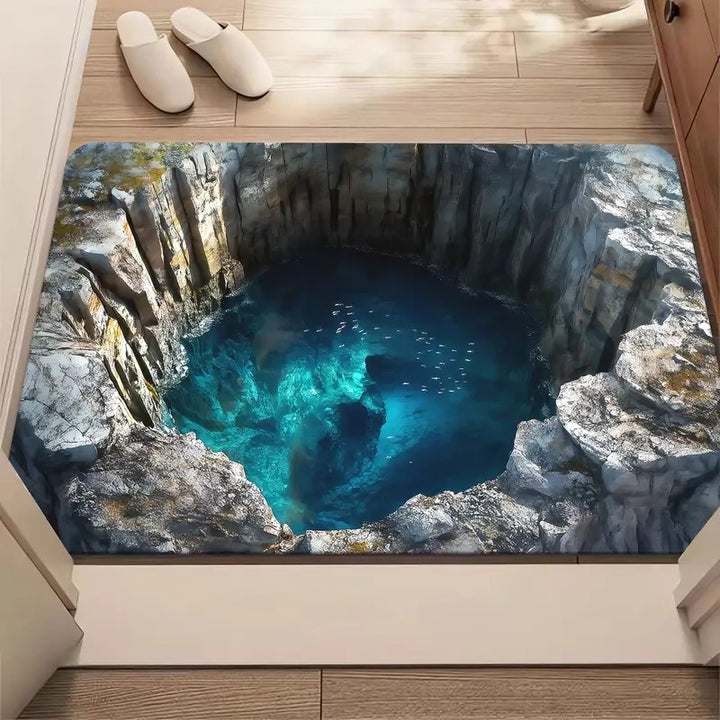 3D Illusion Welcome Mat