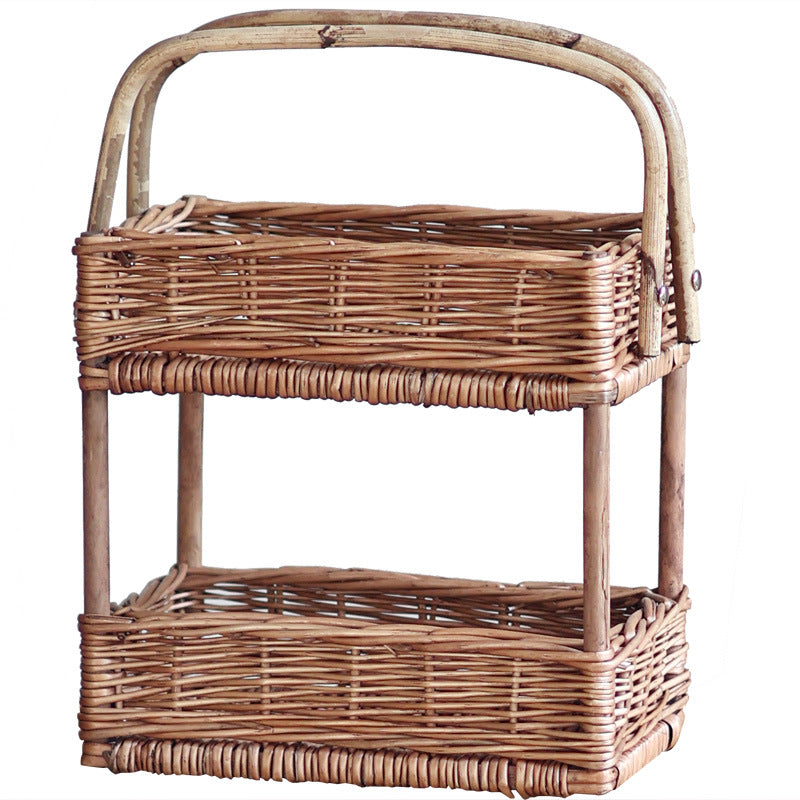 Practical storage basket with handle