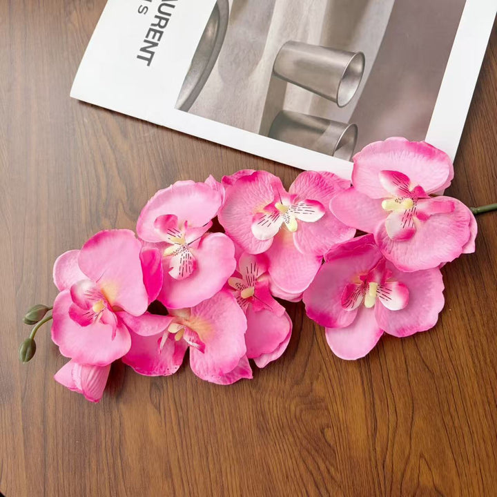 Faux Orchid Floral Spray