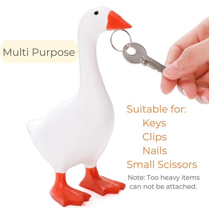 Playful Goose Figurine