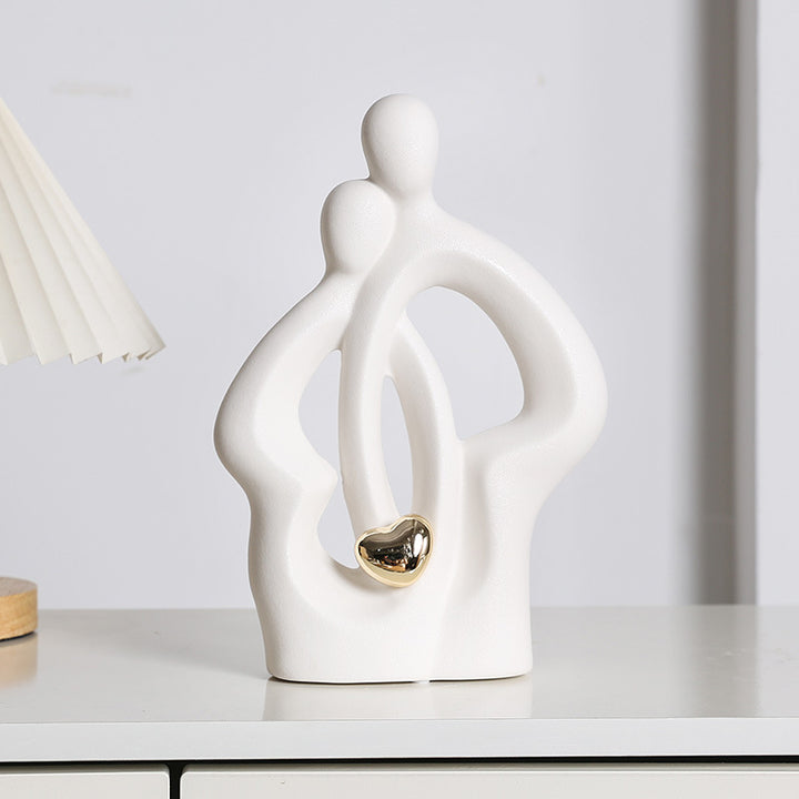 Artful love figure