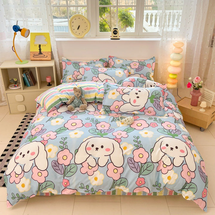 Playful Cartoon Bear Bedding Set