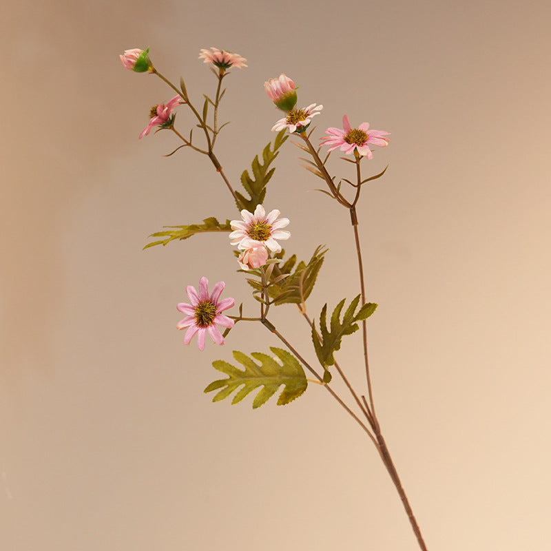 Artificial flower branch with ferns