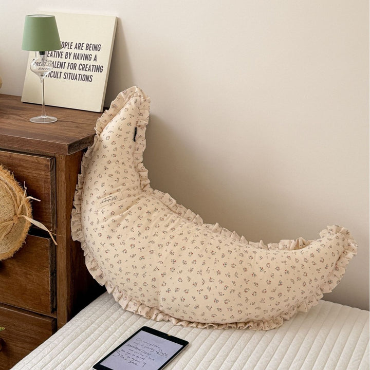 Decorative Moon Shaped Decorative Support Pillow Avarnia
