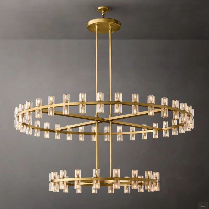 Modern Crystal Circle Light
