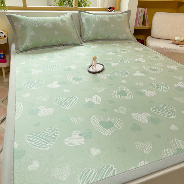 Geometric Print Soft Cotton Bedspread