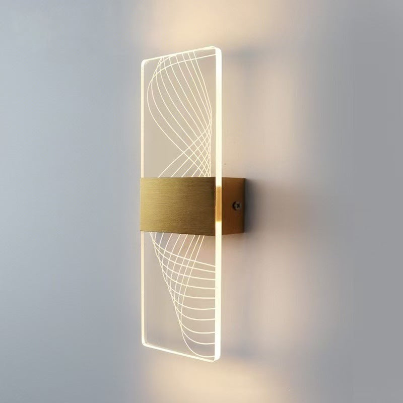 Artistic wall light fixture