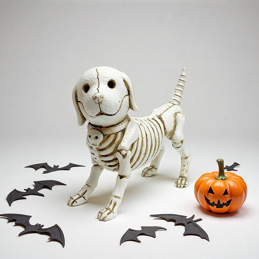 Decorative Dog Skeleton Figure