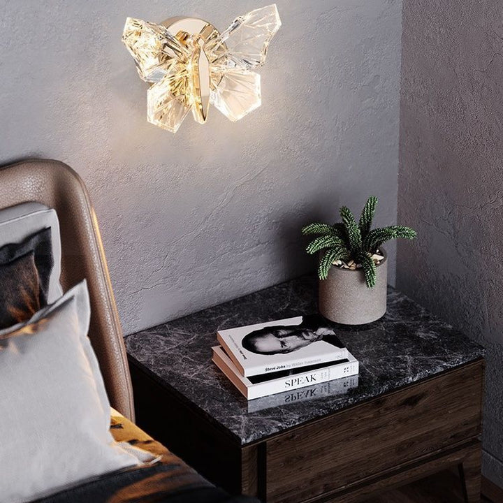 Artistic butterfly wall lamp