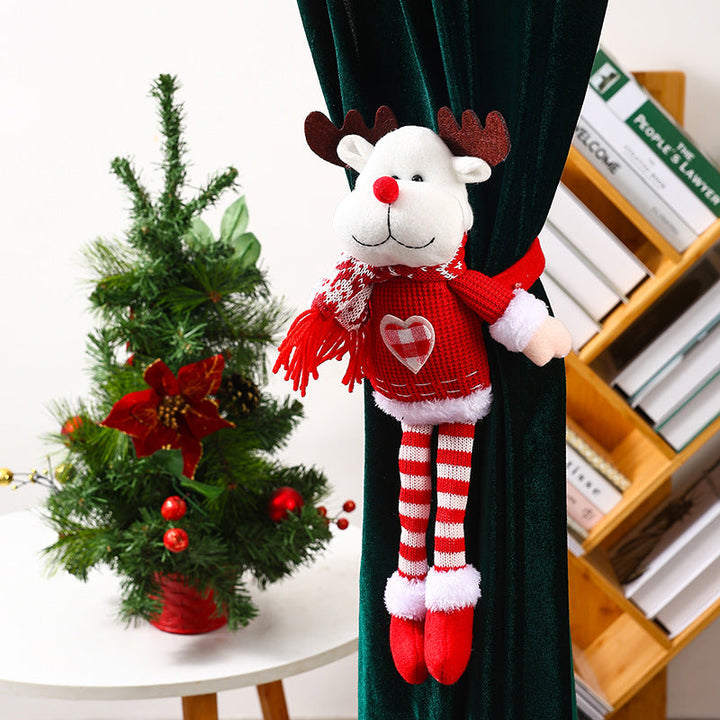 Decorative Santa Claus Curtain Holders