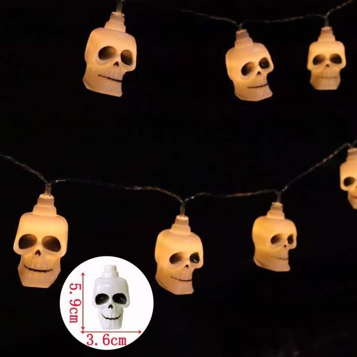 Decorative Halloween LED Pumpkin Ghost Bat String Lights