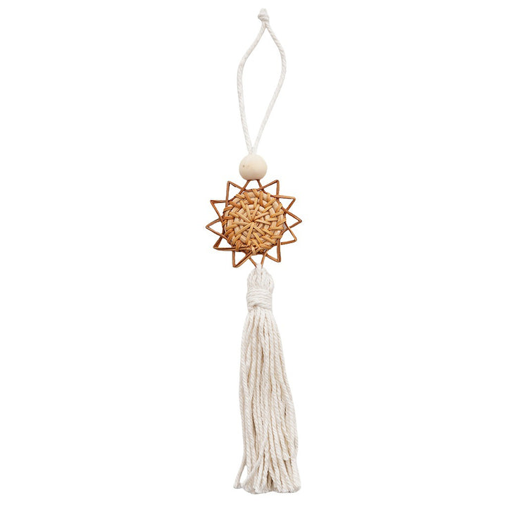 Boho Chic Woven Heart Wall Hanging